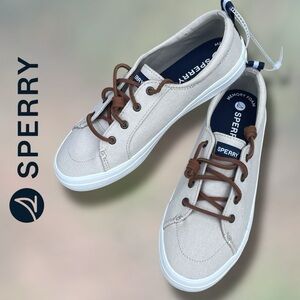 Sperry Crest Wave Sneaker Womens Size 7.5 Canvas Shoe STS98644